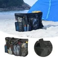 thumbnail image 1 of Cosmetic Bag Mesh Shower Caddy Portable Tote for College Dorm Large Bathroom Durable Storage with 8 Pockets and Unique Designs, 1 of 8