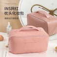 thumbnail image 1 of Cosmetic Bag Organ Pillow Bag Large Capacity Cosmetics Storage Travel Storage Bag Washing Bag, 1 of 7