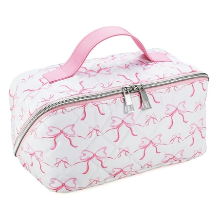 Cosmetic Bag for Travel and Makeup, Cosmetic Bag for Women Zipper Pouch Travel Cosmetic Organizer Travel Bags-Blue