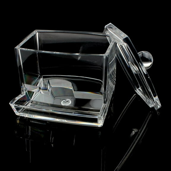 Cosmetic Bag Stick Storage Organizer Q-tip Acrylic Holder for Easy and Stylish Organization