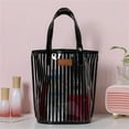 thumbnail image 1 of Cosmetic Bag Tote Makeup Clear Toiletry Organizer Carry Pouch Travel Packing Wash Bag for Women Beach, 1 of 7