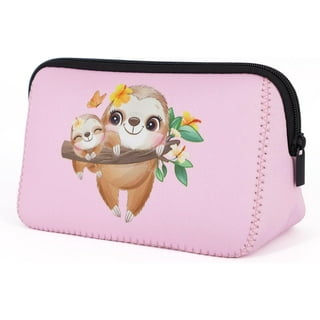 Rabbit Waterproof best Neoprene Zipper Travel Portable Toiletry Makeup Cosmetic Bags