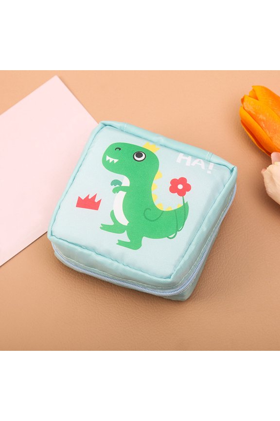 Cosmetic Bag Zippered Pouch for Makeup Toys Pencils Sanitary Napkins Portable Travel Organizer Storage Accessories