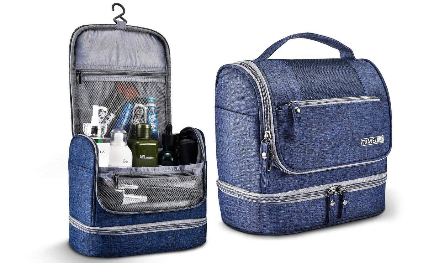Trousse De Toilette Voyage Haryali London - Orange - Organisateur Cosmétique Homme/femme - Neuf