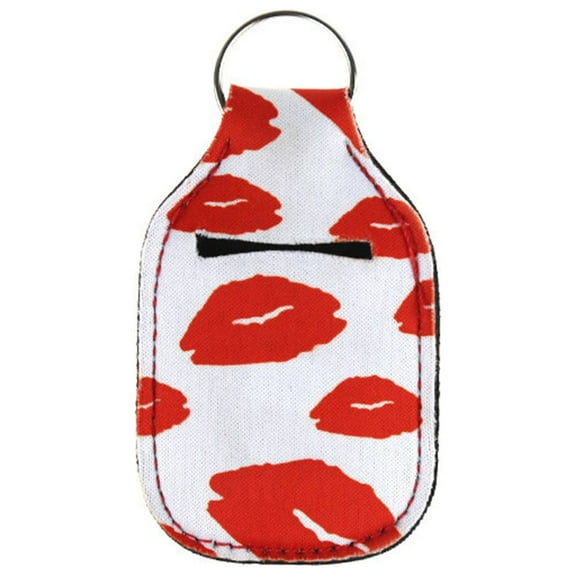 Cosmetic Bag Lipstick Holder Keychains with Metal Clip Ideal for Women Stocking Stuffers Functional Lip Gloss Organizer