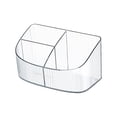 thumbnail image 1 of Cosmetic Box Makeup Holder , Bathroom Organizer, Case Cosmetic Display, Makeup Organizer for Bathroom ,Jewelry ,Bedroom Desktop Countertop Small and White, 1 of 8
