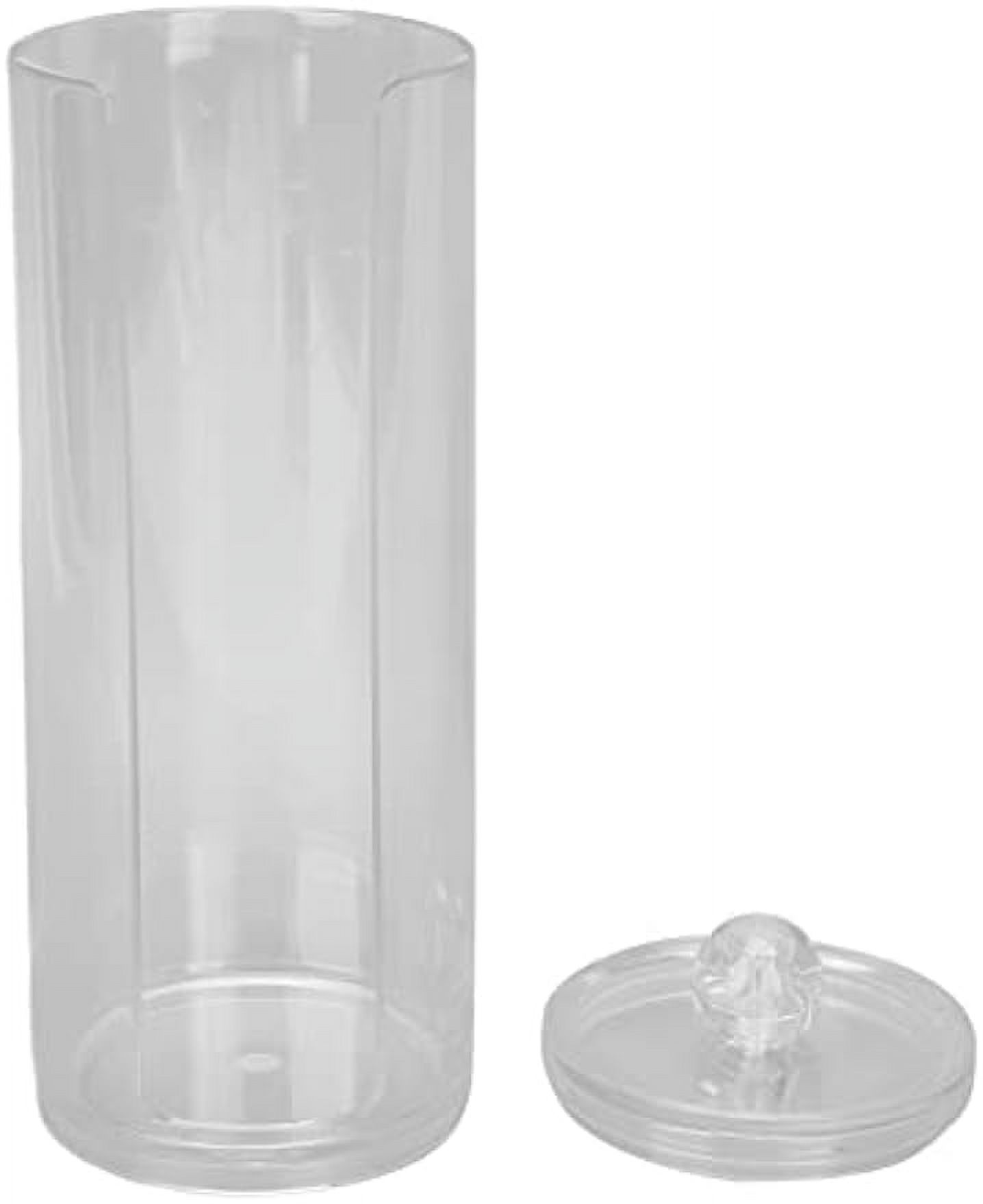 Cosmetic Cotton Pad Holder, Clear Acrylic Cotton Swab Holders Makeup