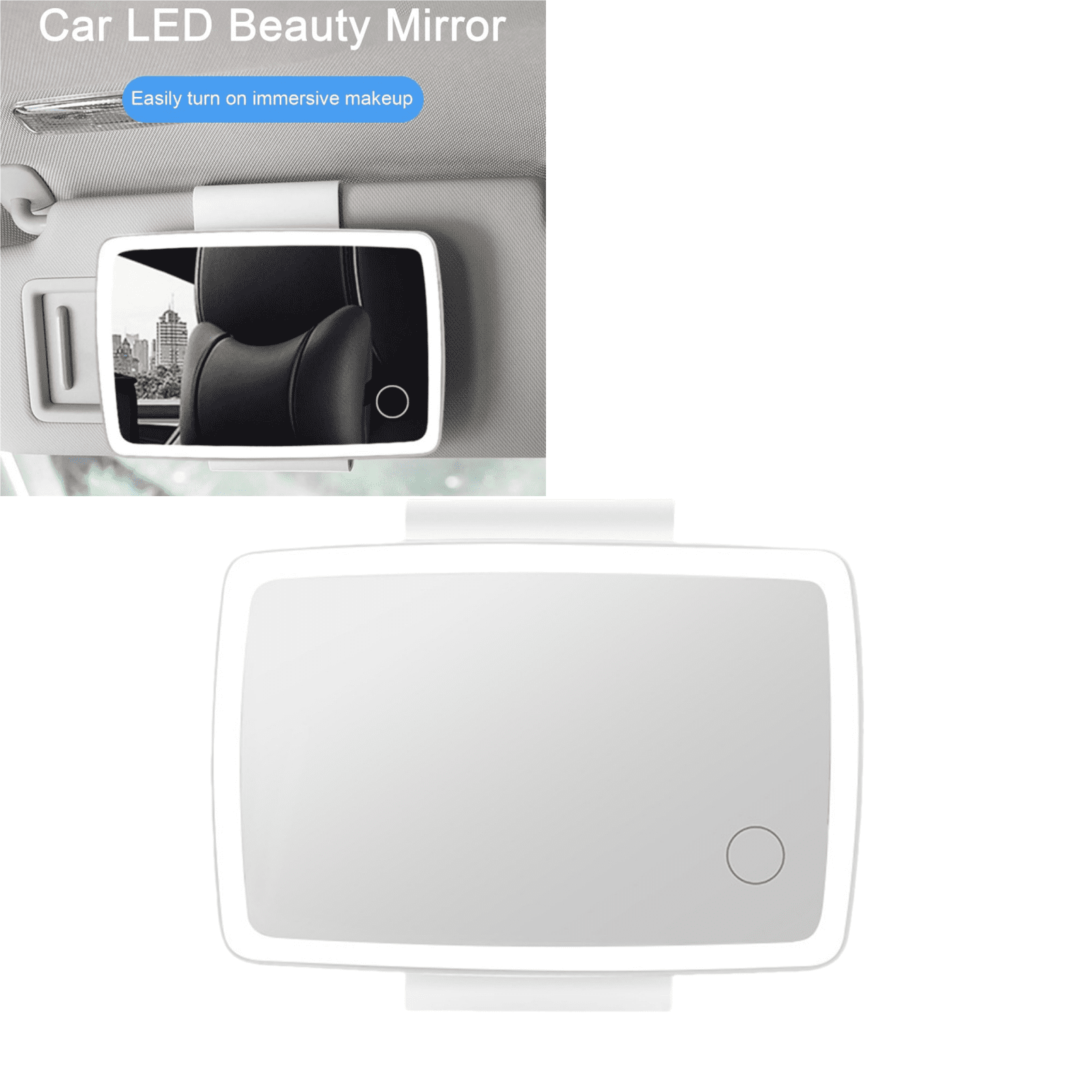 Cosmetic Decor Living Room Room＆Home Makeup Vanity Mirror 2024 Portable Adjustable Car Sun Visor