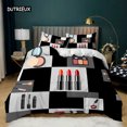 Cosmetic Duvet Cover Set King Size Makeup Theme Bedding Set Lipstick