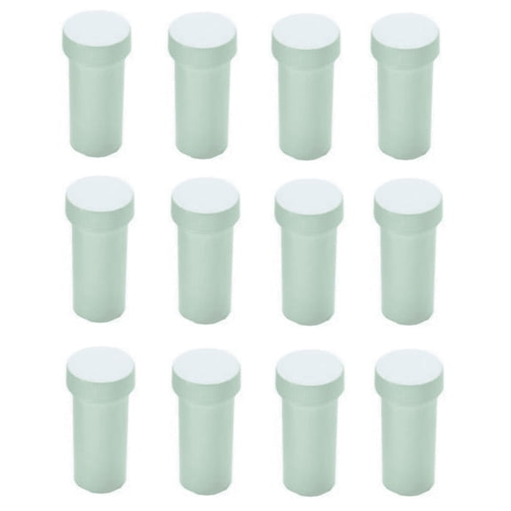 Cosmetic Jar 1 oz - White ( PACK OF 12) Plastic Ointment Container (For cosmetics, creams, powder, oil, beauty products) by Sponix BioRx