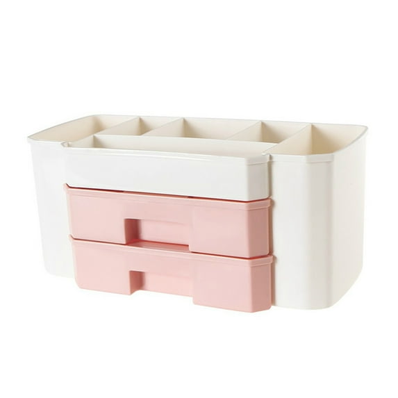 Large Capacity Cosmetic Makeup Organizer with Drawers for Bathroom Storage - Ideal Brush and Lipstick Holder for Makeup Organization