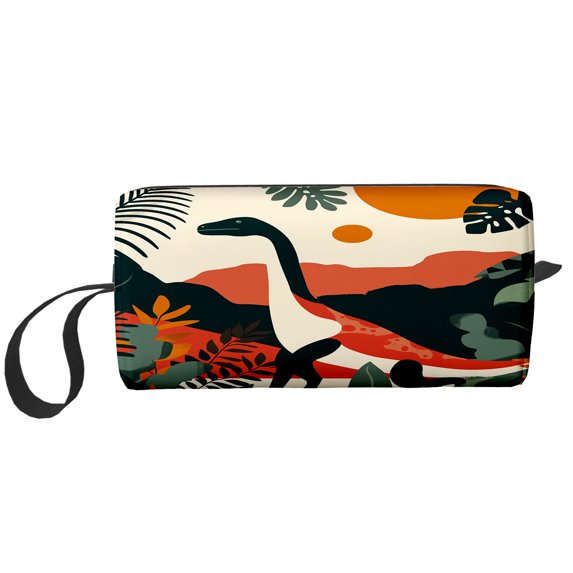 Cosmetic Makeup Bag Matisse Cutout Dinosaurs For Women Small Toiletry Receive Bags Travel Purse Portable Pencil Case Pouch Storage Organizer