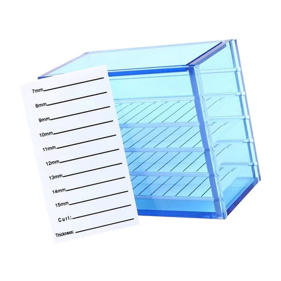 Cosmetic Makeup Storage Box for Grafting Lash Extension Eyelash Box 5 Layers Acrylic Clear False Eyelash Organizers Case