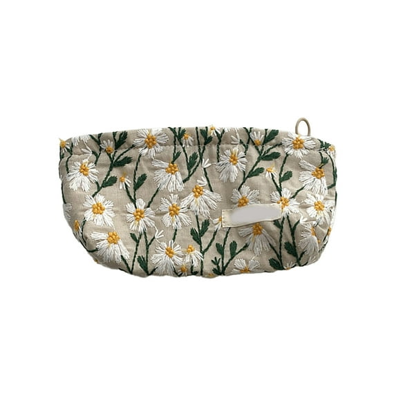 Cosmetic Organizer Bag for Women and Girls Durable Travel Makeup Storage Pouch with Interior and Multiple Compartments