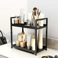 thumbnail image 1 of Cosmetic Organizer, Makeup Storage Rack with Swivel Base, Multi-Layer Desktop Shelf for Bathroom and Dormitory, Metal Skin Care Organizer for Countertop Vanity, 1 of 8