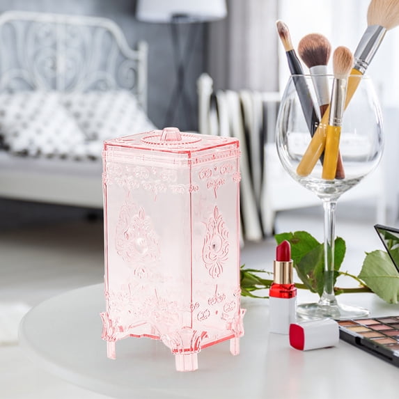 Cosmetic Organizer Desktop Pad Storage Transparent Make-Up Holder Beauty Supply for Efficient Cosmetics Organization