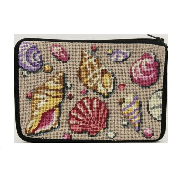 Cosmetic Purse - Shell - Needlepoint Kit