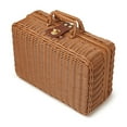 thumbnail image 1 of Cosmetic Sorting Rattan Box Vintage Props Rattan Woven Handbag With Gift Box Solid Woven Rattan Woven Storage Box Plastic, Multi-Color One Size, 1 of 4