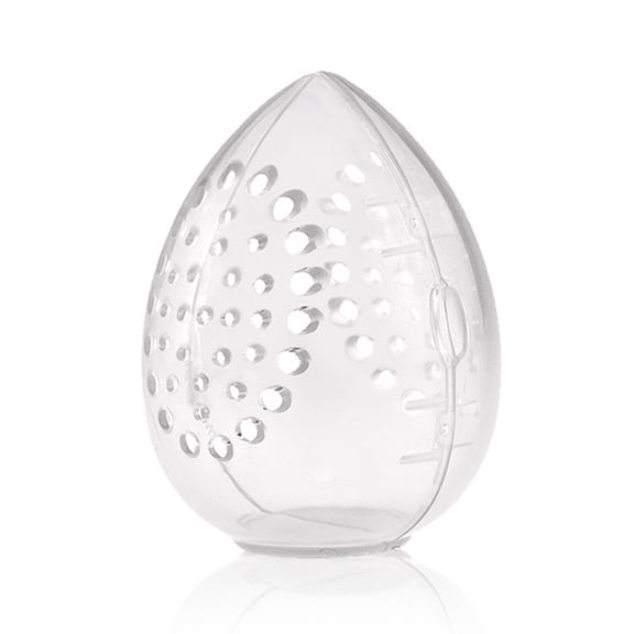 Cosmetic Sponge Storage Box Makeup Powder Puff Empty Egg-shaped Frame Transparent Dry Case