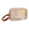 Cosmetic Storage Bag High Capacity Waterproof Frosted Toiletry Cosmetic