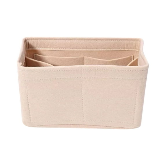 Cosmetic Storage Bag Organizer Insert | Lightweight Tear-Resistant Cloth, Multiple Colors & Styles, Foldable Travel Makeup Pouch, Versatile Inner Support for Bathroom, Living Room, Compact & Portable
