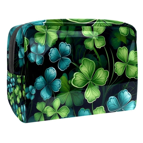 Cosmetic Storage Bag with Zipper, Printed Design | Makeup Organizer, Travel Organizer, Small Makeup Organizer, Small Travel Pouch for Ladies and Girls