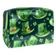 thumbnail image 1 of Cosmetic Storage Bag with Zipper Organizer, Makeup Bag for Women Big, Carry on Toiletry Bag, Printed Design -, 1 of 6