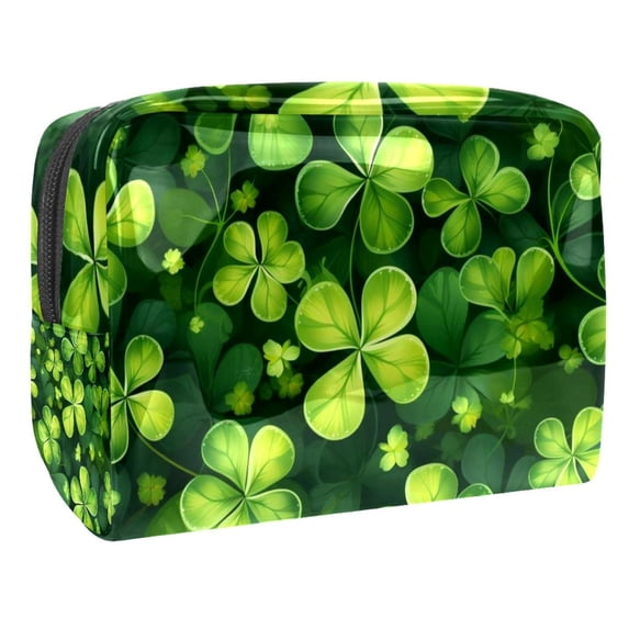 Cosmetic Storage Bag with Zipper, Printed Design, - PVCMakeup Organizer, Small Makeup Case, Travel Pouch Organizer