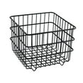 thumbnail image 1 of Cosmetic Storage Basket Iron Storage Basket Square Metal Wire Basket Durable Iron Construction for Kitchen Pantry Closet, 1 of 9