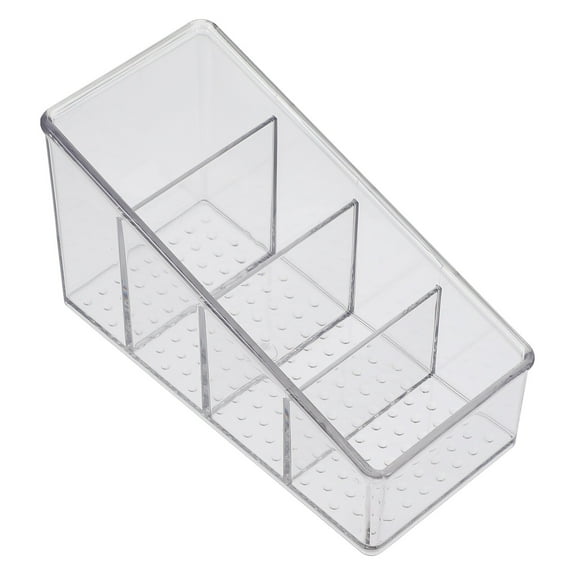 Cosmetic Storage Box Flatware Desktop Rack Basket Label Lids Cube Office