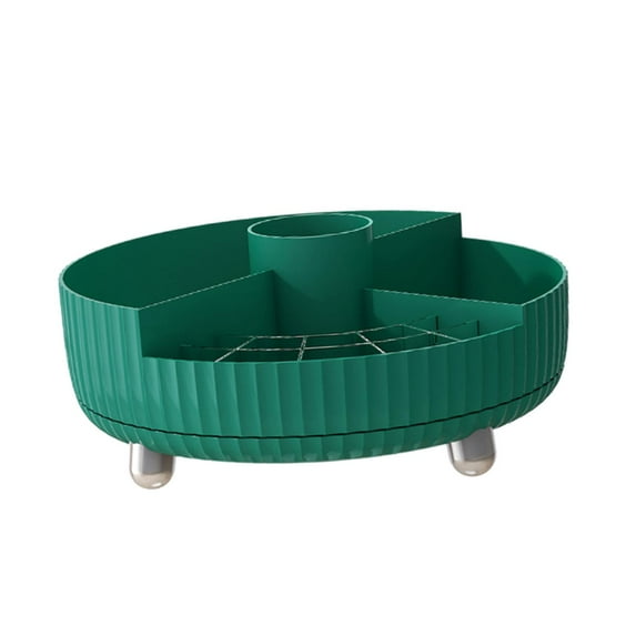 Cosmetic Storage Case Make up Holder Display Stand for Bathroom Desk Dresser green