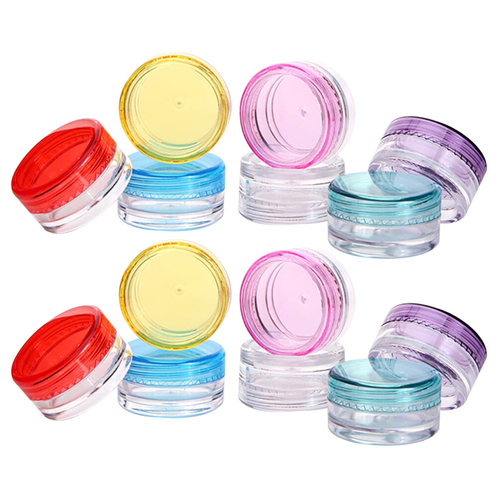 Cosmetic Storage Jar Travel Lotion 56 Pcs Cream Box Round Bottom Jars