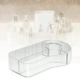 thumbnail image 1 of Cosmetic Storage Large Capacity Clear Vanity Organizer Elegant Desktop Countertop for Bathroom Living Room Makeup Accessories, 1 of 8