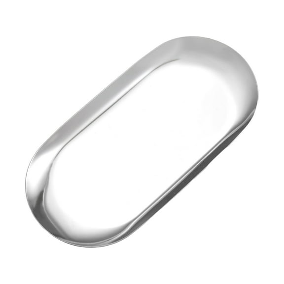 Cosmetic Storage Tray Metal Organized Dishes for Vanity Jewelry Nails Equipment Decorative Countertop Storage