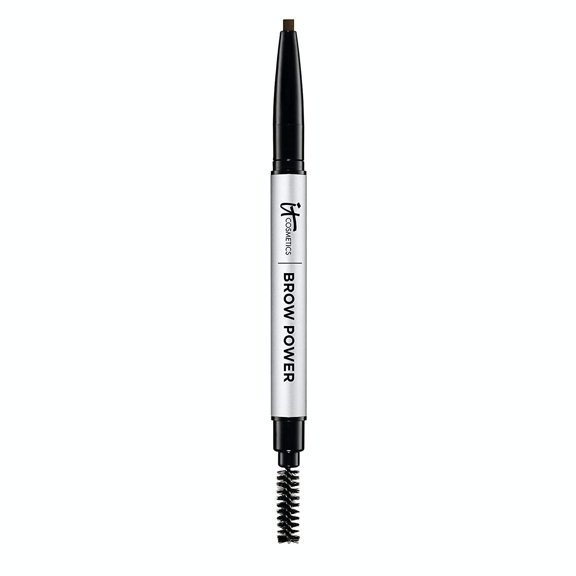 IT Cosmetics Brow Power, Universal Auburn - Universal Eyebrow Pencil - Mimics the Look of Real Hair - Budge-Proof Formula - With Biotin, Saw Palmetto & Antioxidants - 0.0056 oz
