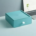 thumbnail image 1 of Cosmetics Organizer Drawer Box for Makeup & Jewelry Storage | Desktop Organizer with Multiple Compartments | Blue, Yellow, Orange | 1-Pack, 1 of 5