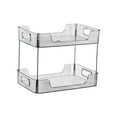 thumbnail image 1 of Cosmetics Organizer Rack Vanity Perfume Storage Holder Buffet Serving Tray Light Luxury Cups and Mugs Rack for Tabletop Decor Gray 2 Layers, 1 of 8