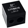 thumbnail image 1 of IT Cosmetics Superhero Sidekick Pencil Sharpener - 2-in-1 Sharpener with Built-in Removal Tool - Use with Thick or Thin Eyeliner & Lip Pencils - For the Most Precise Makeup Application, 1 of 2