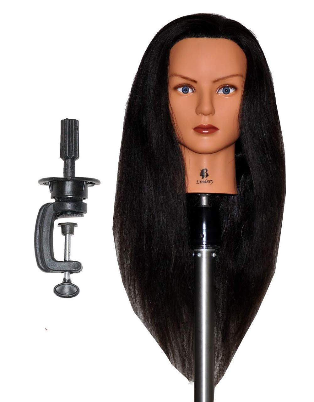 Cosmetology Mannequin Manikin Training Head With 100 Human Hair With