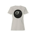 thumbnail image 1 of Cosmic 8 Ball Wall Art Women's T-shirt, 1 of 3