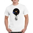 thumbnail image 1 of Cosmic Air Balloon T-Shirt Men -Smartprints Designs, Male x-Large, 1 of 4