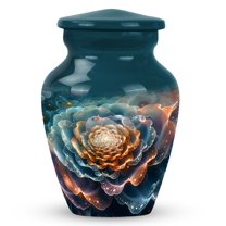 Cosmic Blossom Keepsake Urns For Ashes - Small Urn Dad - Cremains Containers - Cremation Keepsakes (Size -3inch,1Pcs)