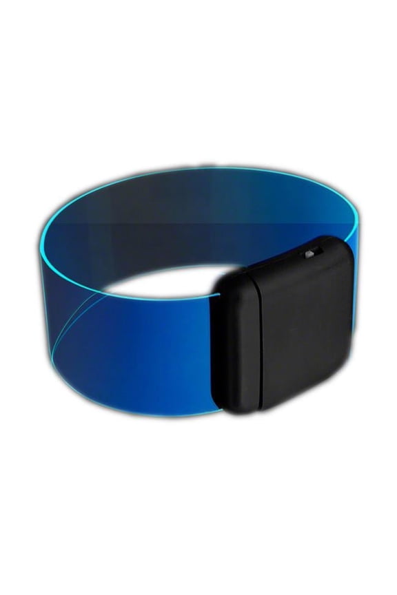 Cosmic Blue LED Bracelets Magnetic Clasp