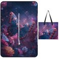 thumbnail image 1 of Cosmic Butterfly Blooms Starry Night Flowers Outdoor Picnic Blanket, Foldable Waterproof Beach Mat, Portable Beach Blanket for Beach Camping, Hiking, Family Concerts, 1 of 8
