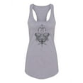 thumbnail image 1 of Cosmic Butterfly Racerback Tank Women -Image by Shutterstock, Female Medium, 1 of 4