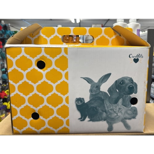 Cosmic Cat Shuttle Cardboard Pet Carrier Assorted
