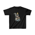 thumbnail image 1 of Cosmic Christmas: Kids' Astronaut and Planet Tree T-Shirt, 1 of 2