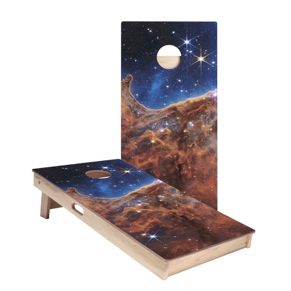 Cosmic Cliffs Star Cornhole Boards