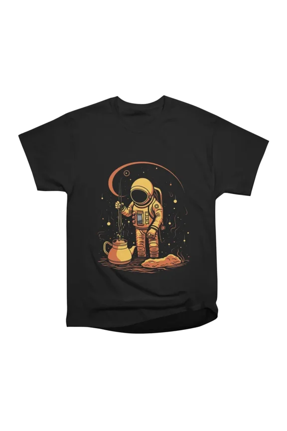 Cosmic Coffee Brew T-Shirt Tee Gift For Him Merch For Her Apparel For Friend