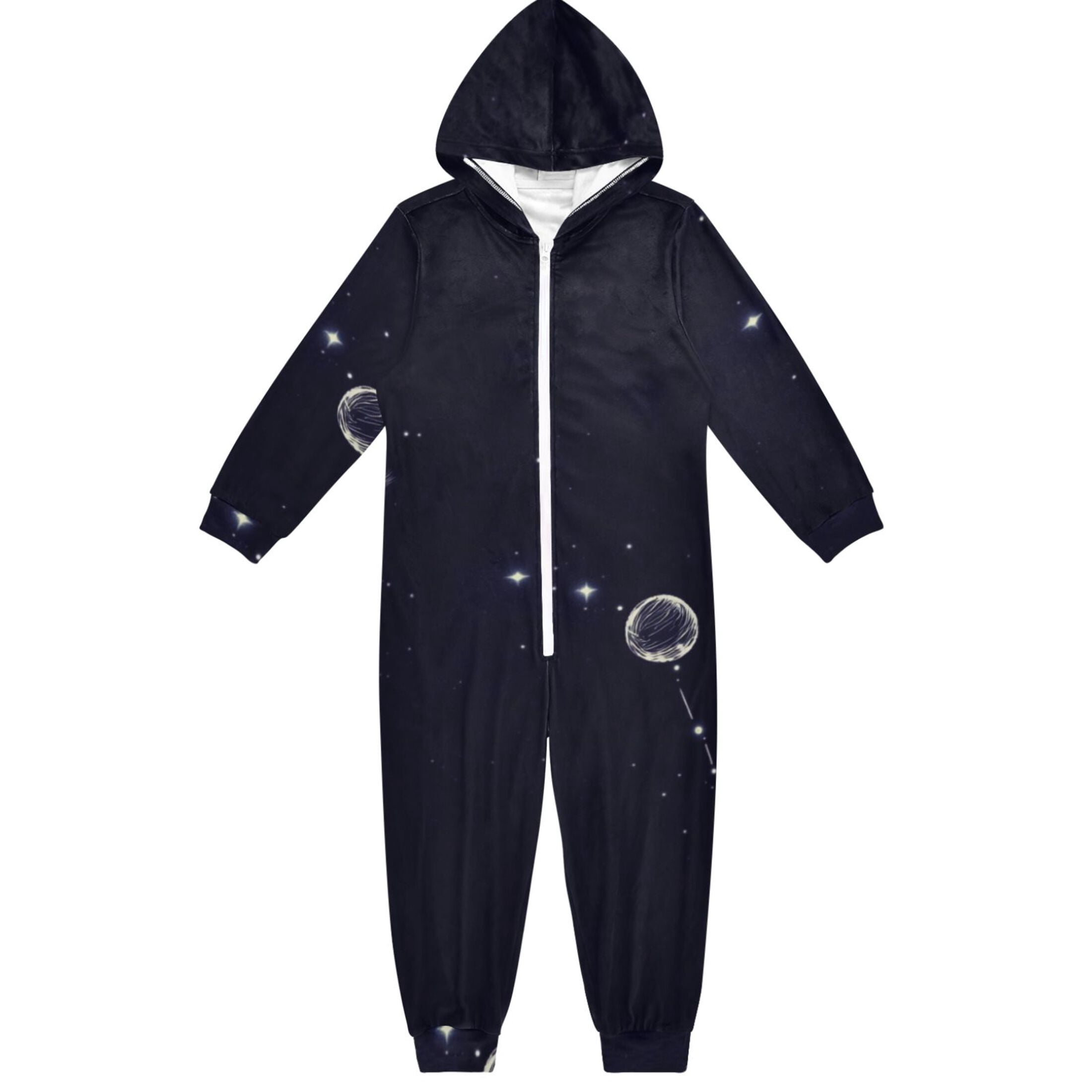 Cosmic Constellations One Piece Pajamas Soft Jumpsuit Cozy Sleep and ...